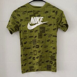 Nike Patterned Youth Tee - Pear